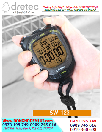 DRETEC SW-123BK, Đồng hồ bấm giờ DRETEC SW-123BK chính hãng